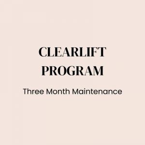 Clearlift Three Month Maintenance - Face and additional area